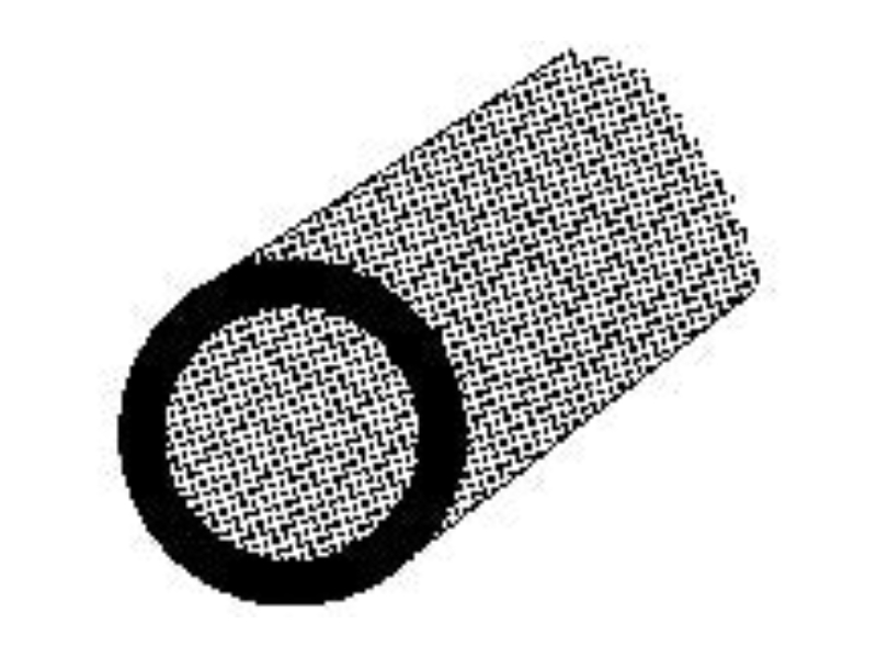 PLSTB225 2.25 x 18 in. ABS Round Tubing