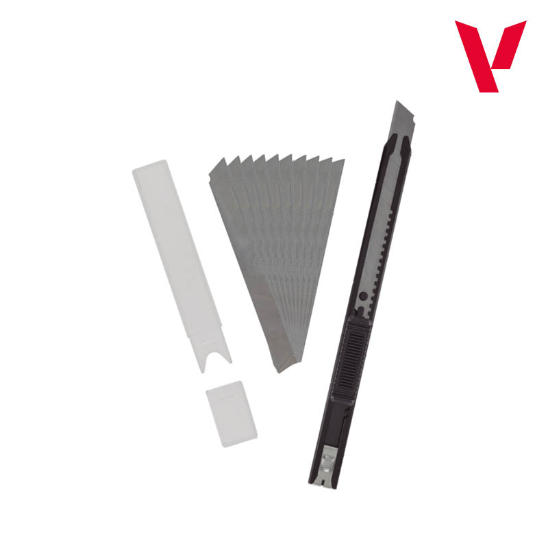 VLJT06011 Slim Snap-Off Knife with 10 Blades