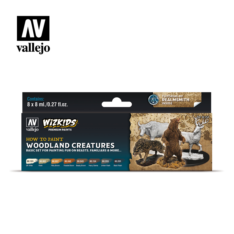 VLJ80254 Scenic Woodland Creatures Painting Set