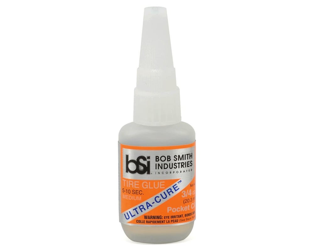 BSI130 0.75 oz Ultra-Cure Medium CA Tire Glue with Pin Cap