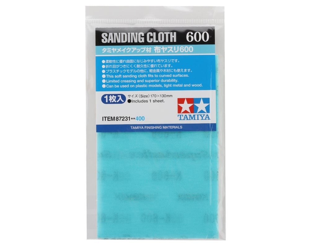 TAM87231 170 x 130 mm Sanding Cloth - 600 Grit