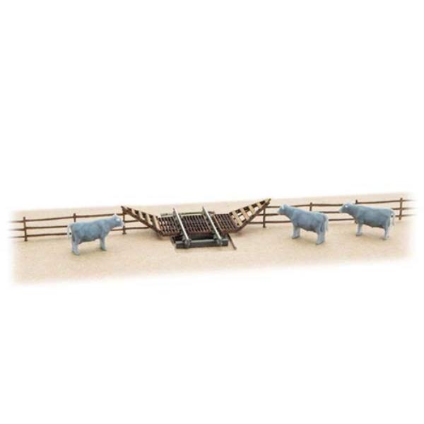 MTL49945040 N Scale Cattle Guard Fence Kit