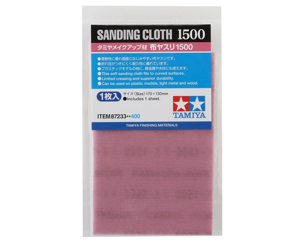 TAM87233 170 x 130 mm Sanding Cloth - 1500 Grit