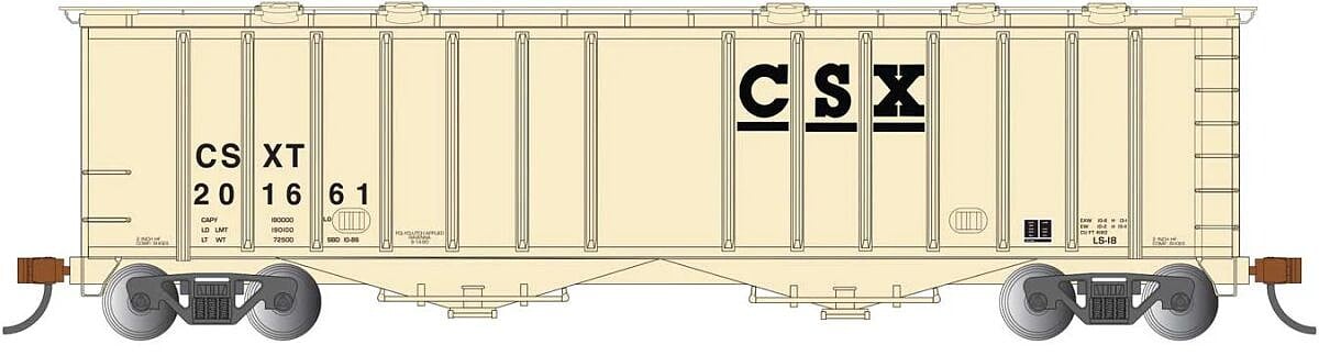 BAC70621 No.201661 HO Scale CSX GATX Air Slide Hopper