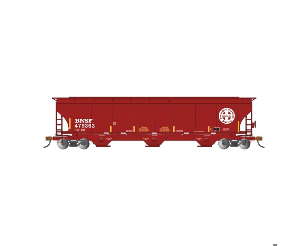 BAC70632 HO - BNSF No.479363 Trinity 5161 3-Bay Covered Hopper