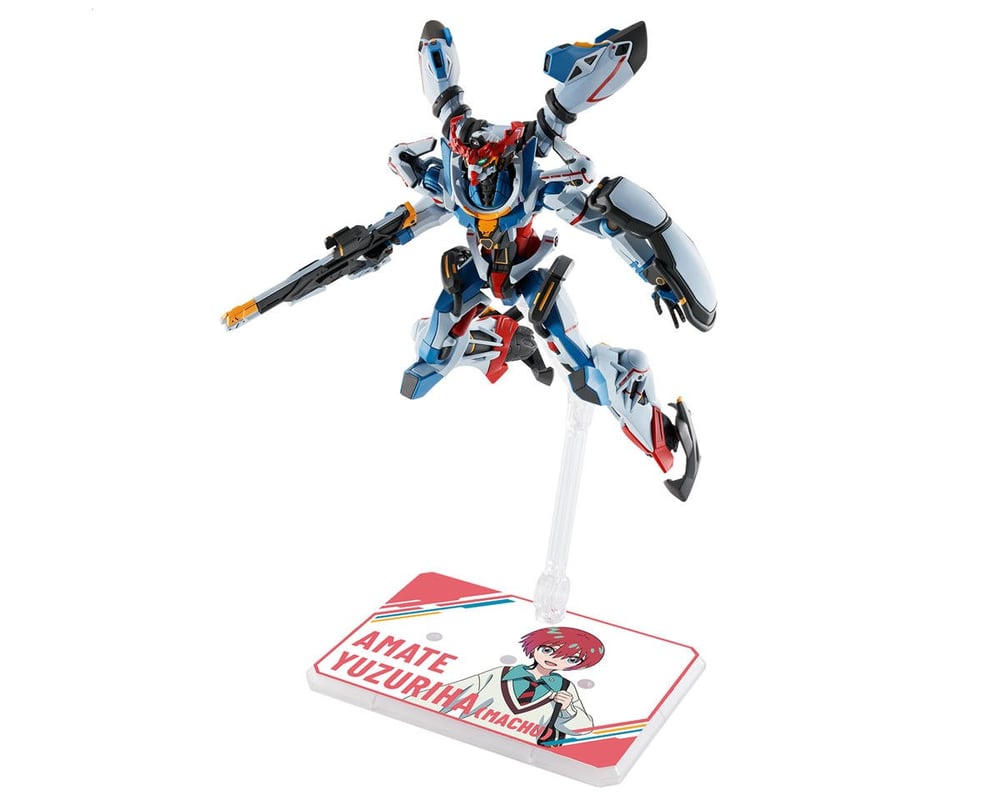 BAS2773780 Action Base 7 Display Stand with Mobile Suit Gundam GQuuuuuuX Sticker Set - Clear
