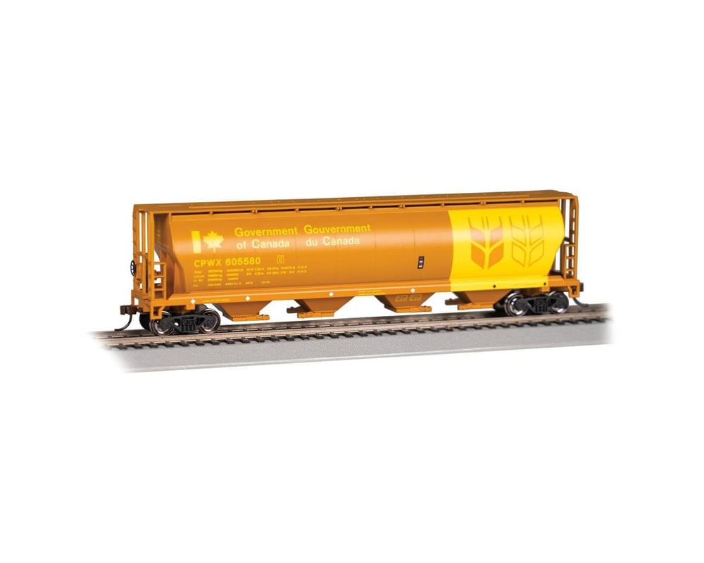 BAC19105 HO Govt Canada 4-bay Cylindrical Grain Hopper