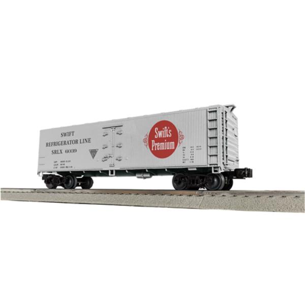 LNL2442242 O Scale No.6039 Swift Wood 3-Rail Reefer Model Train