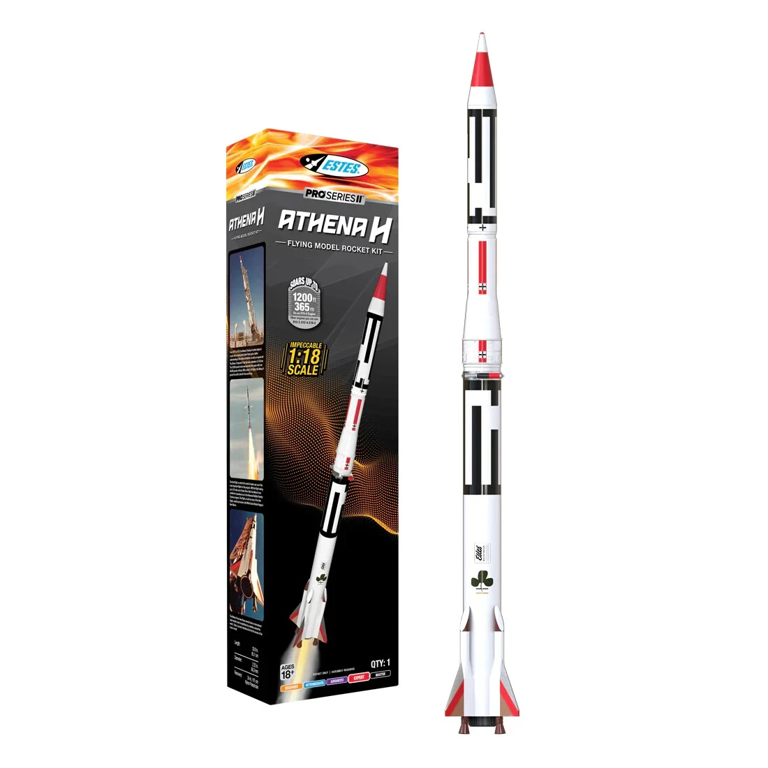 EST9725 Athena H Pro Series II Model Rocket Kit