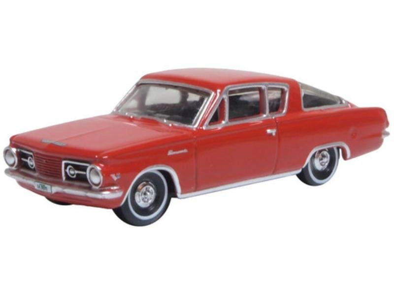 OXD87PB65002 Plymouth Barracuda 1965 Medium Model Car, Red