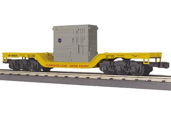 MTH Electric Trains MTH3076934 O Scale UP Depressed Flatcar with Transformer Load