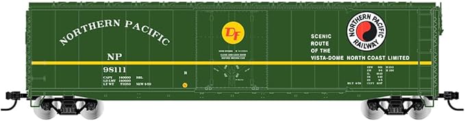 RIV6665C HO Scale NP Plug Door Boxcar - No.98149, Green