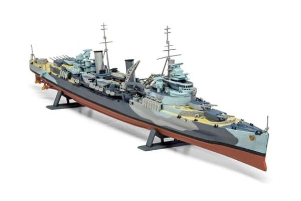 ARXA50069 1-600 Scale HMS Belfast Plastic Boat Model Kit