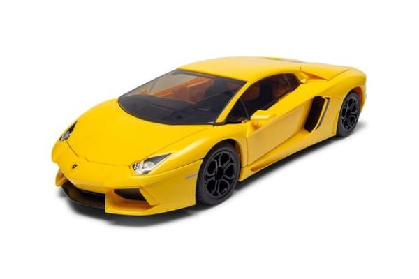 ARXJ6026 Quick build Lamborghini Aventador Yellow Model Car