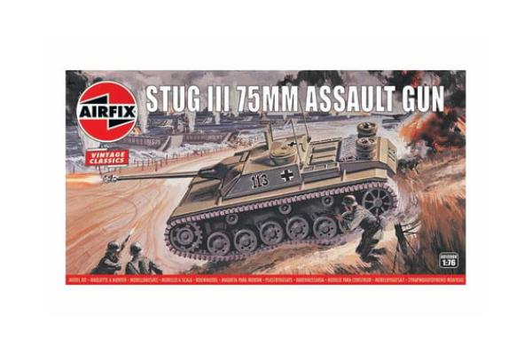 ARXA01306V 1-76 Scale Stug III 75 mm Assault Gun Model Kit