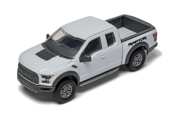 ARXJ6053 Quick build Ford F-150 Raptor Car Model Kit - Gray