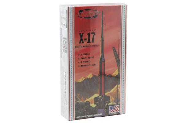 AANH1810 Toy & Hobby Lockheed USAF X-17 Research 1-40 Scale Plastic Model Rocket