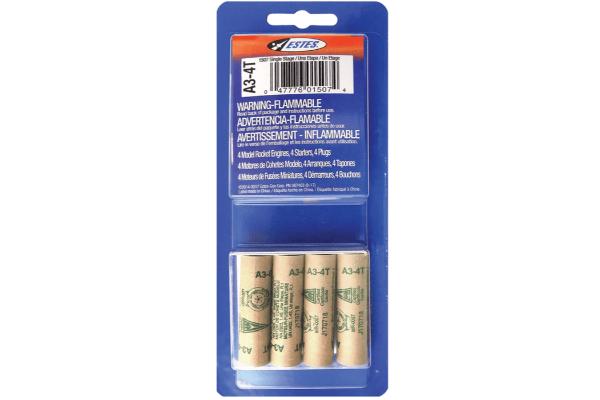 EST10058 A3-4T Model Rocket Engines Flight Pack with Storage Bag