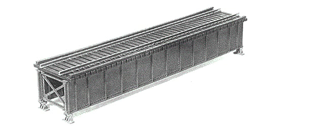 MEC75501 HO Deck-Girder Bridge with Open Deck Kit Scale - 50 ft., CD83