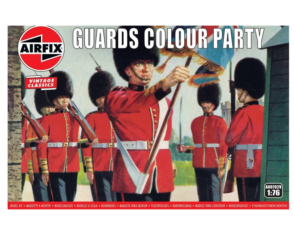 ARXA00702V 1-76 Scale Guards Color Party Plastic Model Figures