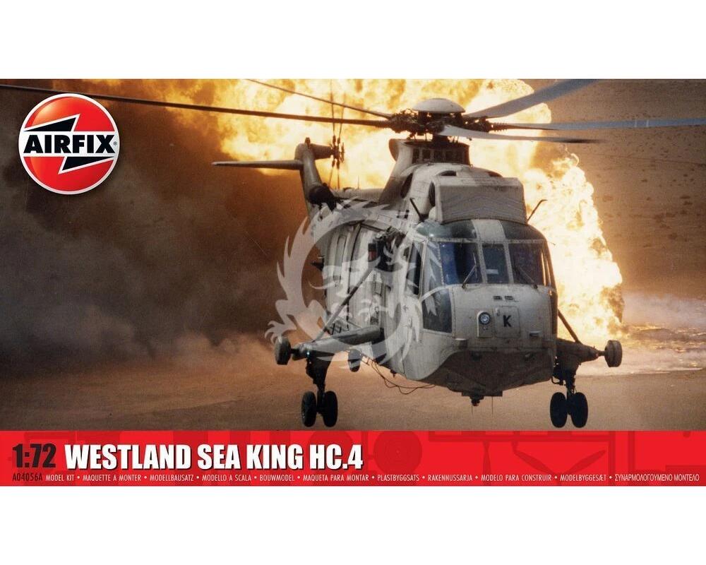 ARXA04056A 1-72 Scale Westland Sea King HC 4 Plastic Plane Model Kit, Unpainted
