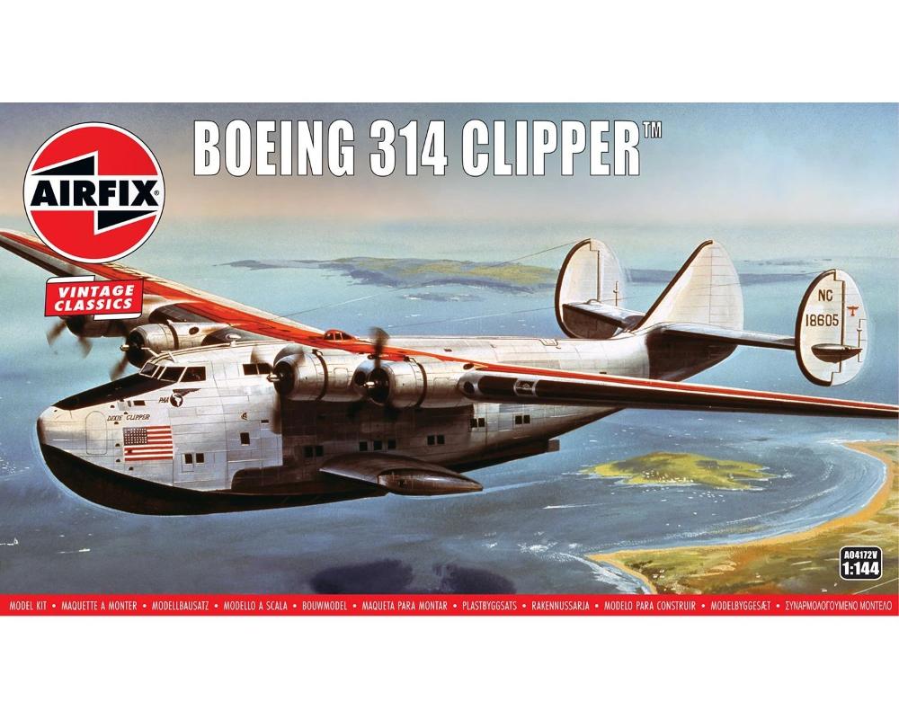 ARXA04172V 1-144 Scale Boeing 314 Clipper Aircraft Model Kit