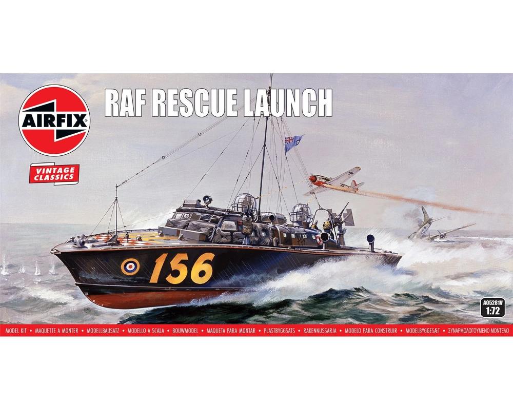 ARXA05281V 1-72 Scale RAF Rescue Launch Boat Model Kit