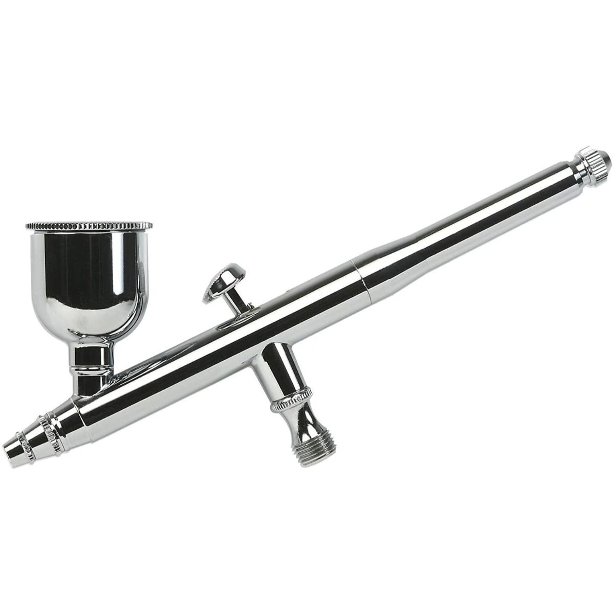 TAM74545 Spray-Work HG Airbrush III Fine 0.2 mm Nozzle with 7CC Paint Cup - Silver