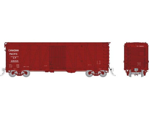 RAP142102A HO Scale Canadian Pacific Early USRA CPR Clone Boxcar