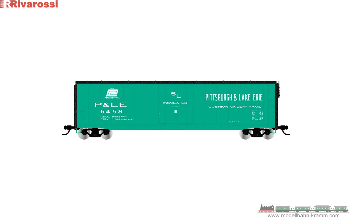 RIV6663D HO Scale P&LE PD Boxcar - No.6467