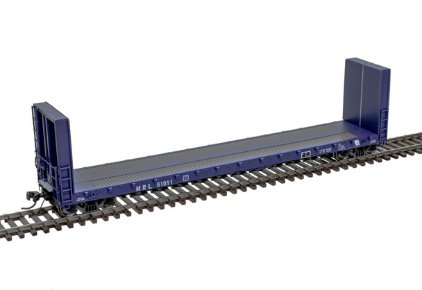 ATL20007111 HO Scale Montana Rail Link 51 ft. 6 in. Bulkhead 61046 Flat Car