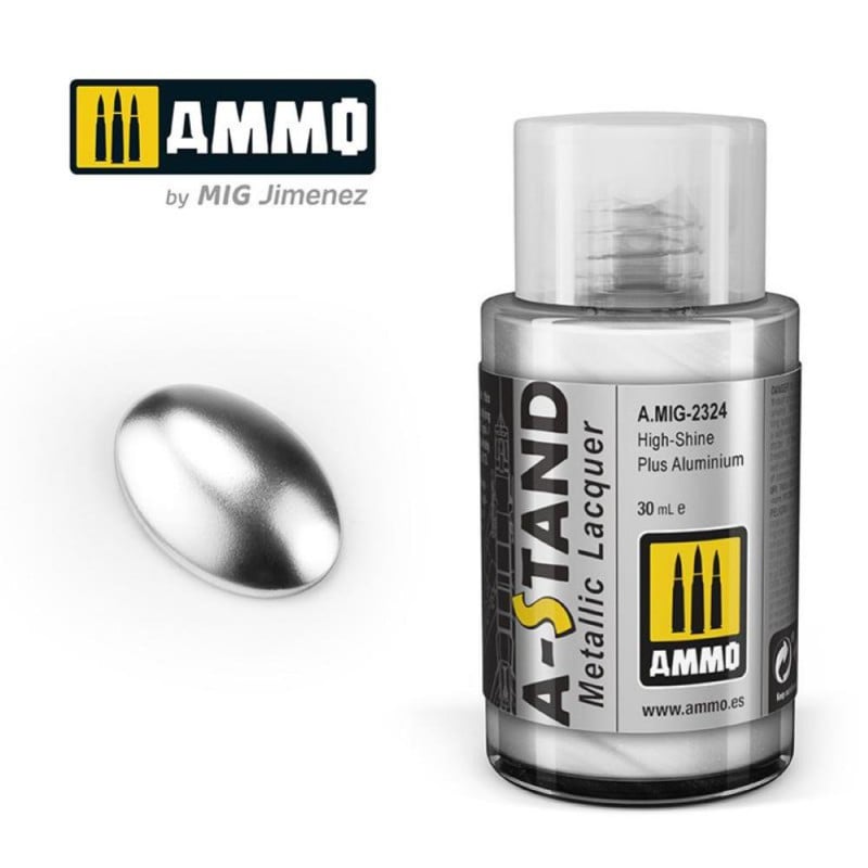 2324 A-Stand High-Shine Plus Aluminum Paint - 30 ml
