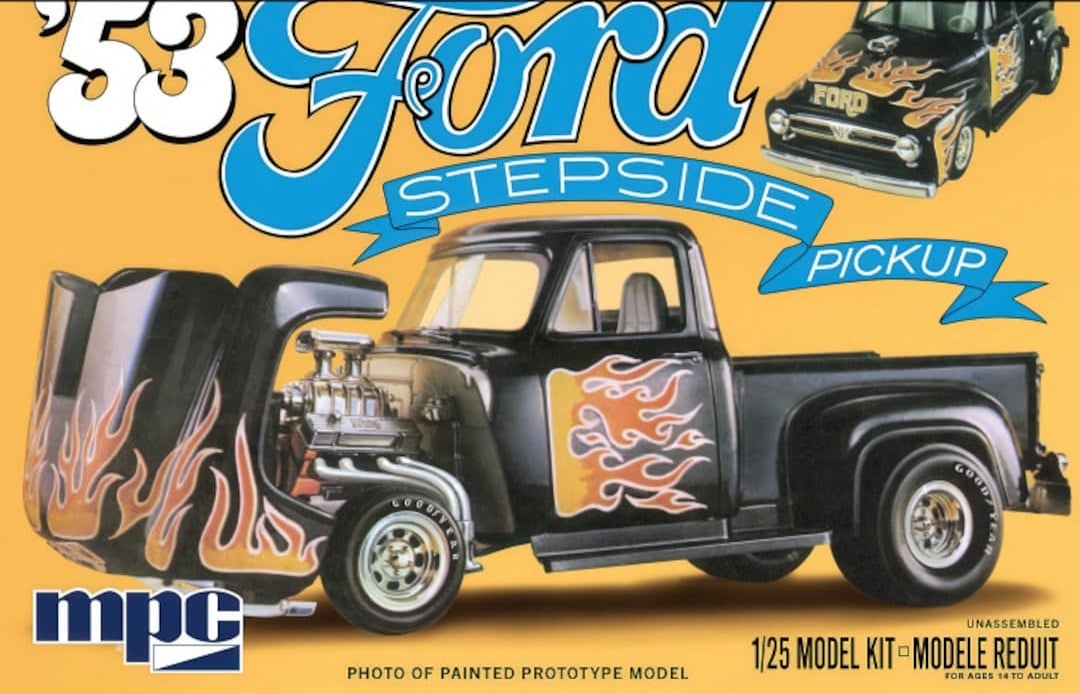 MPC1007 1-25 Scale Model Truck for 1953 Ford Stepside Pickup