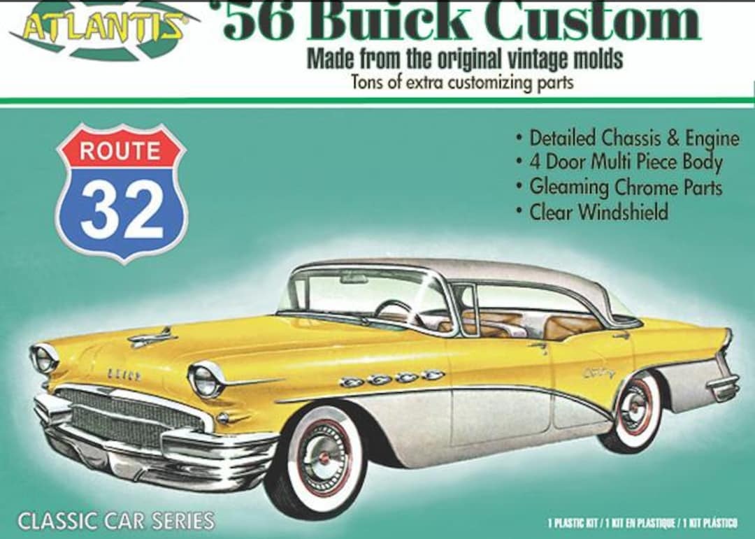 AANH1230 1-32 Scale Model Car for 1956 Buick River