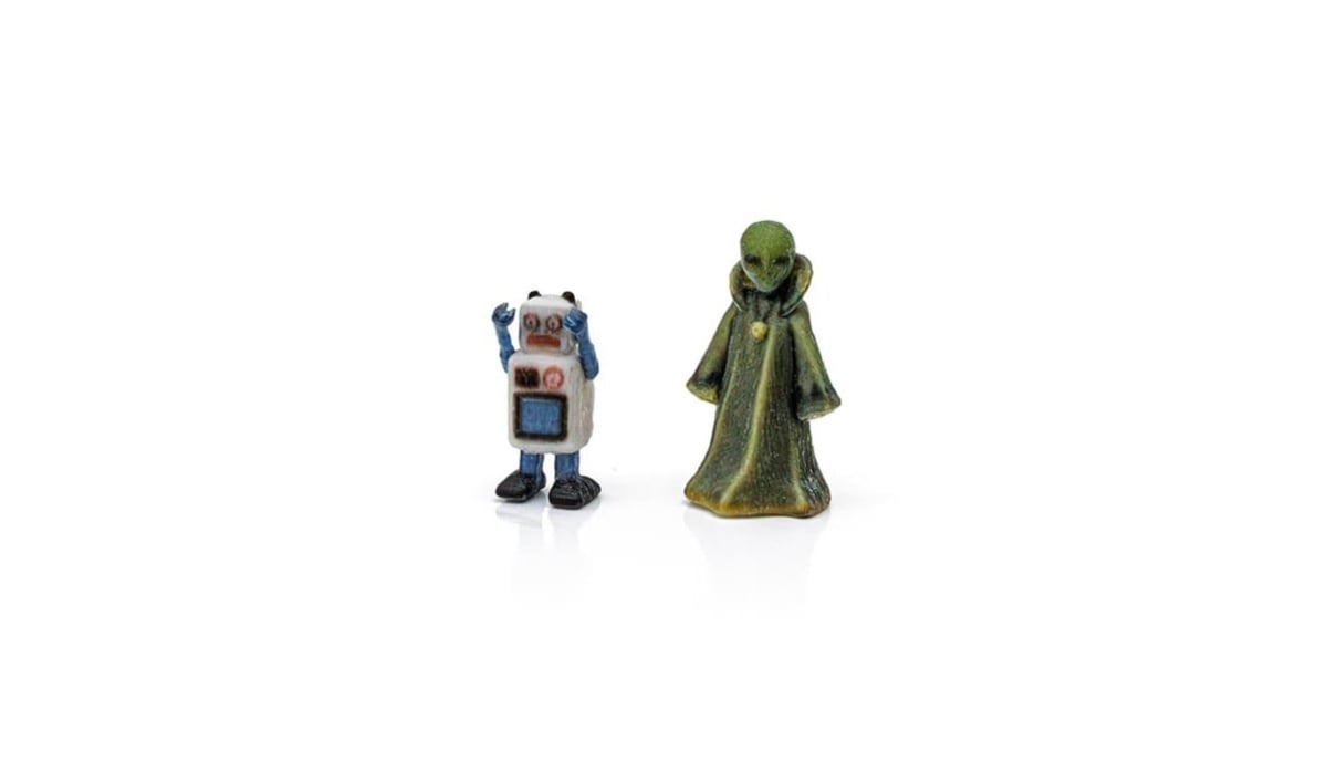 WOO2860 O Scale Earth Visitors Action Figure - Pack of 2