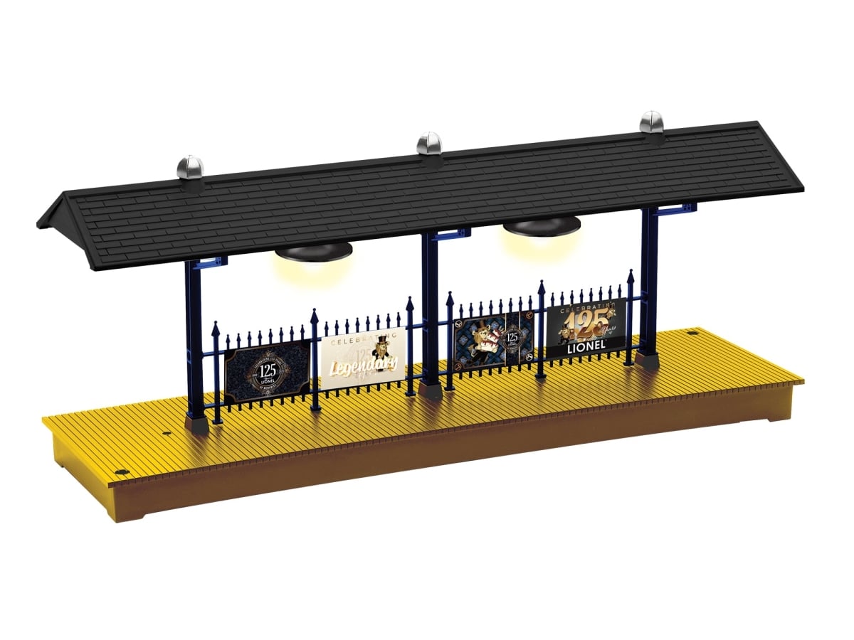 LNL2529090 O Gauge 125th Anniversary Lighted Plug-Expand-Play Station Platform