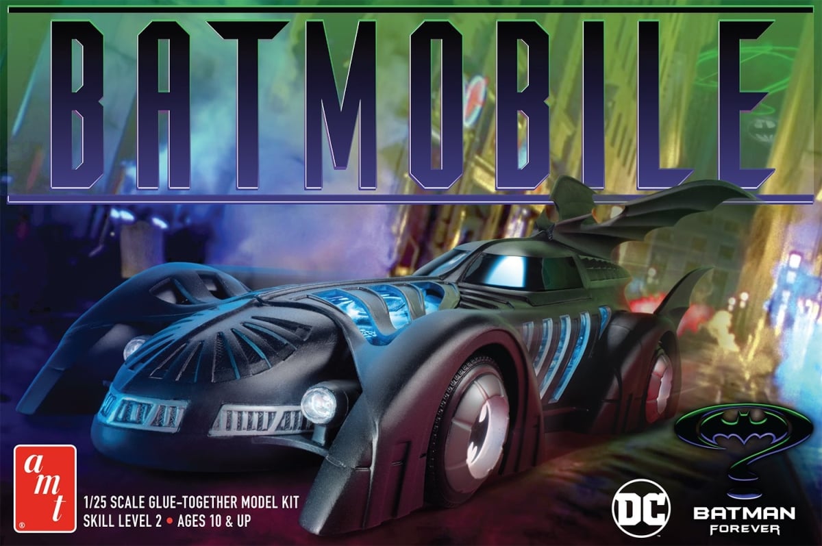 AMT1240 1-25 Scale 1240 Batman Forever Batmobile Plastic Model Car Kit