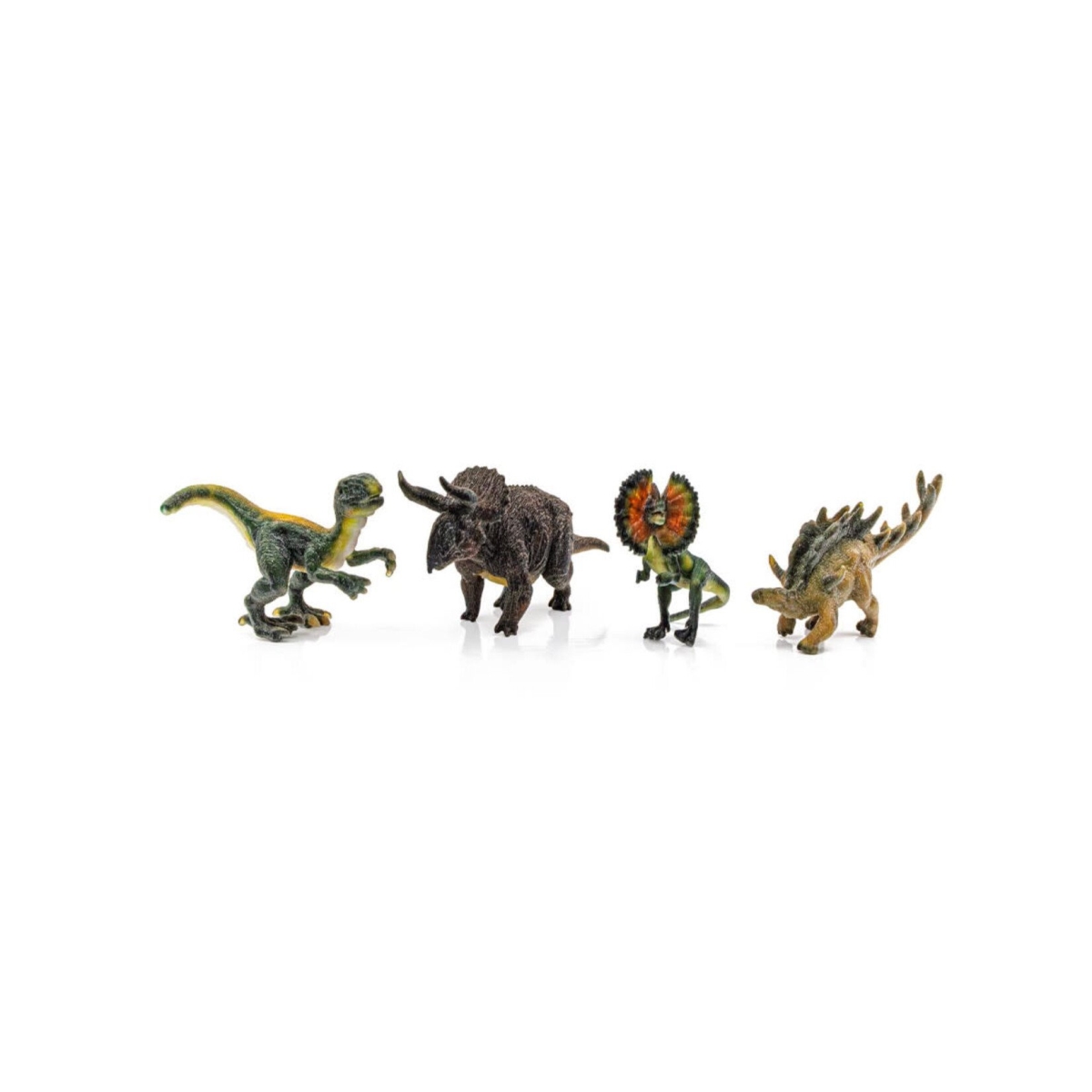 WOO2874 N Scale Dinosaurs Find Me Action Figure - Pack of 4