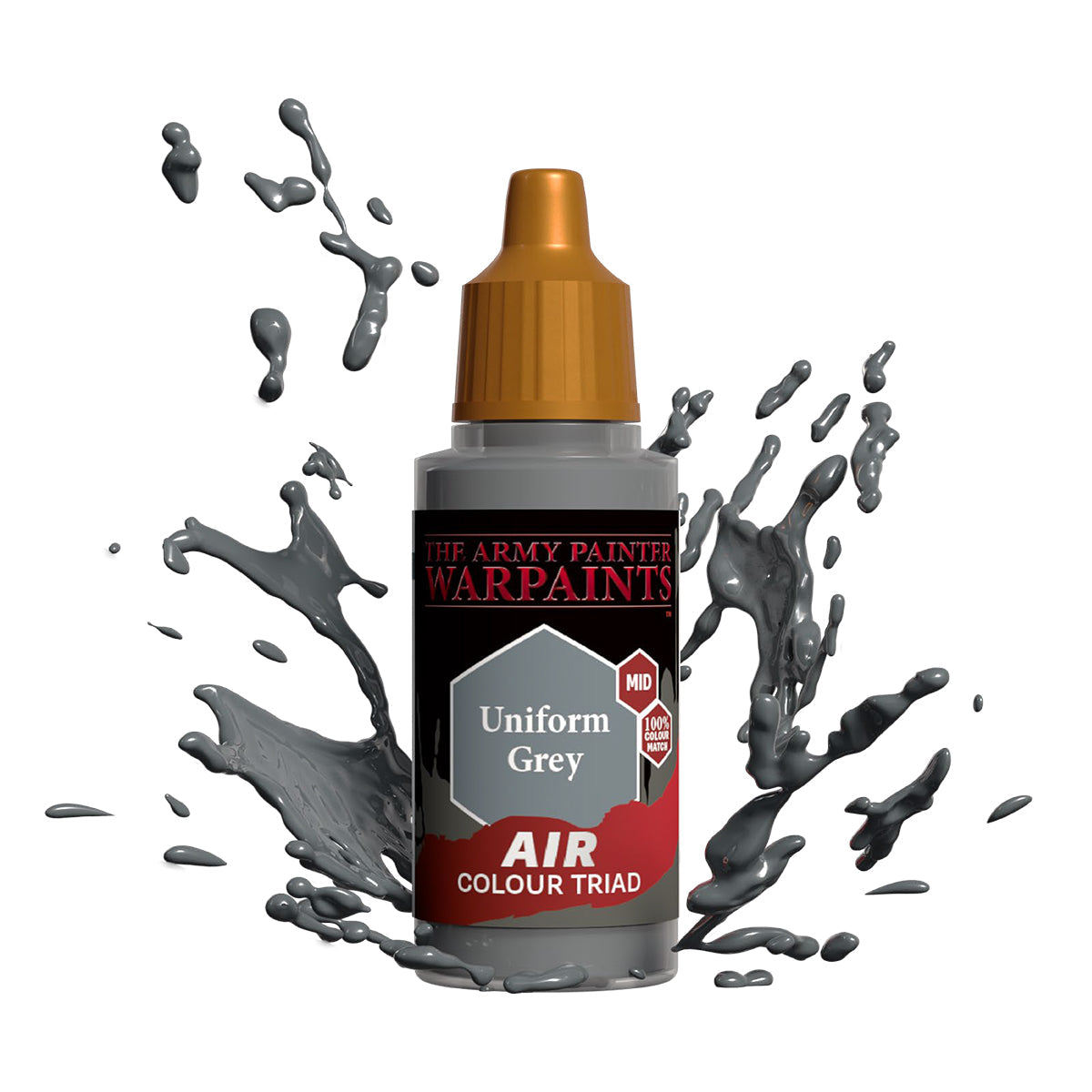 AMYAW1118P 18 ml Warpaints Air Acrylic Paint - Uniform Grey