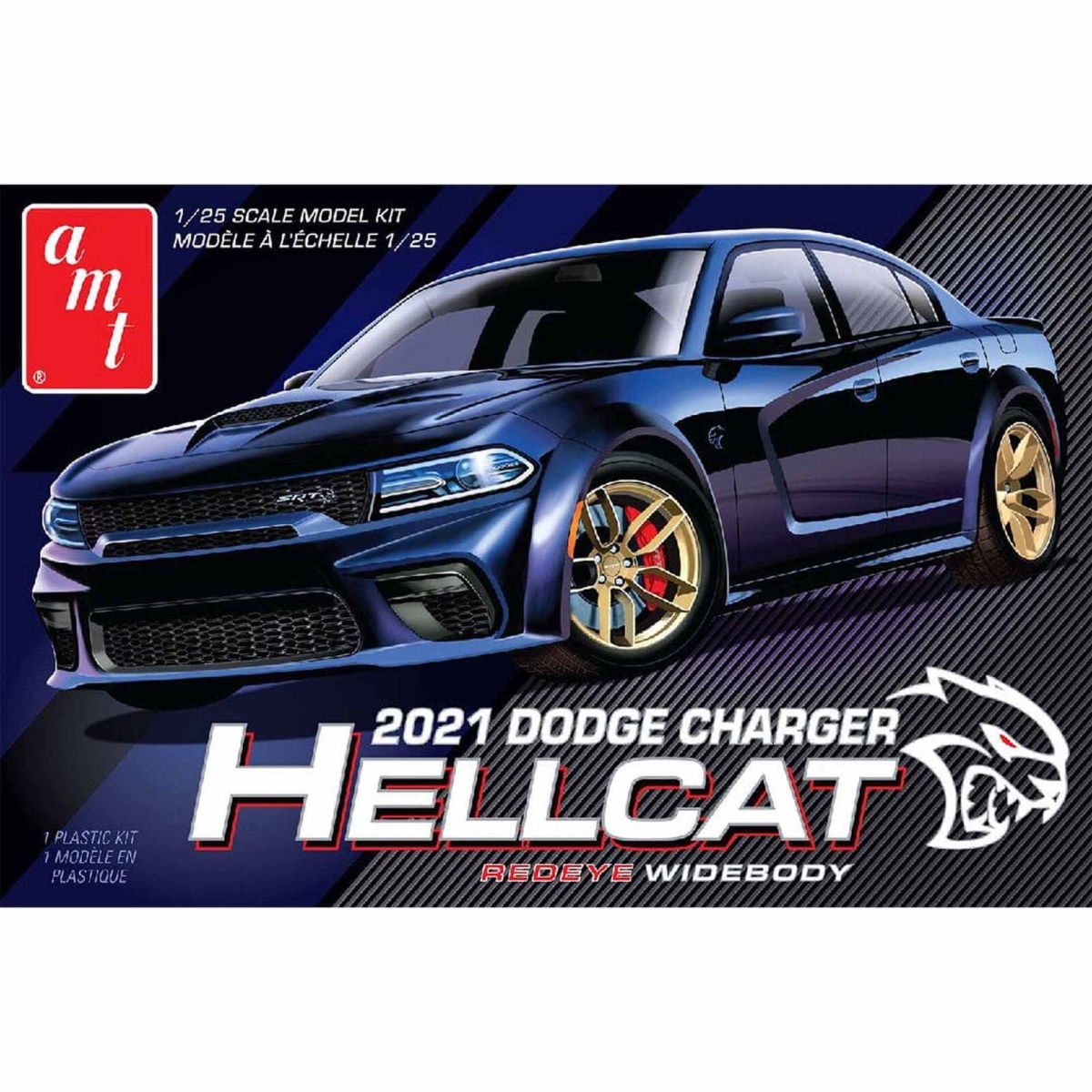 1325M 1-25 Scale Dodge Charger Hell Cat Redeye Widebody Car Model
