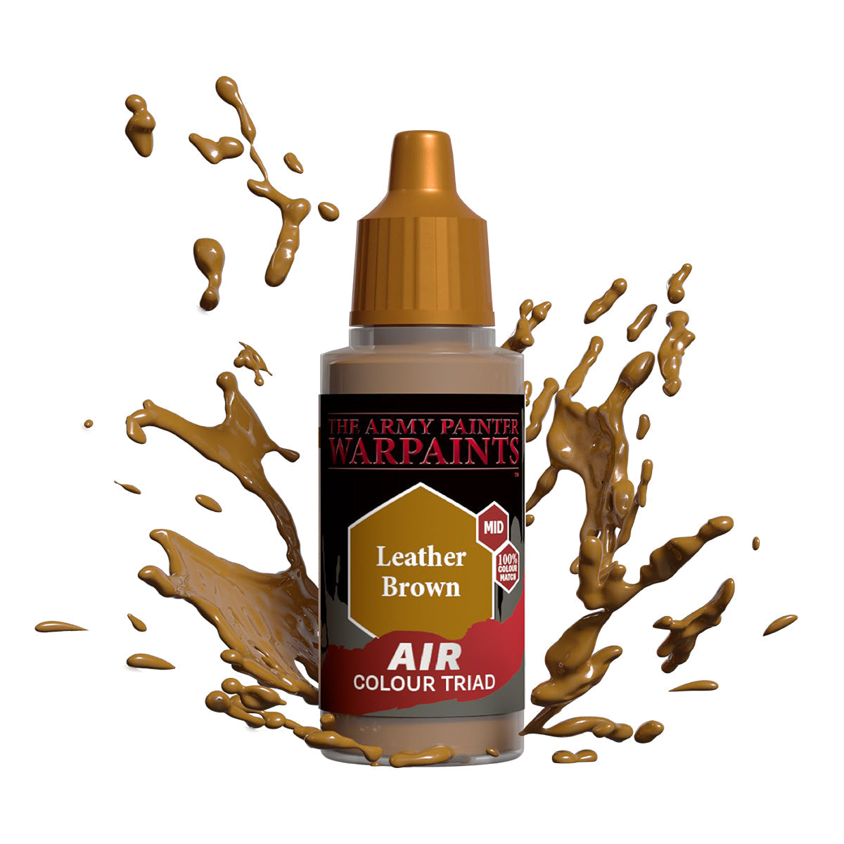 AMYAW1123P 18 ml Warpaints Air Acrylic Paint - Leather Brown
