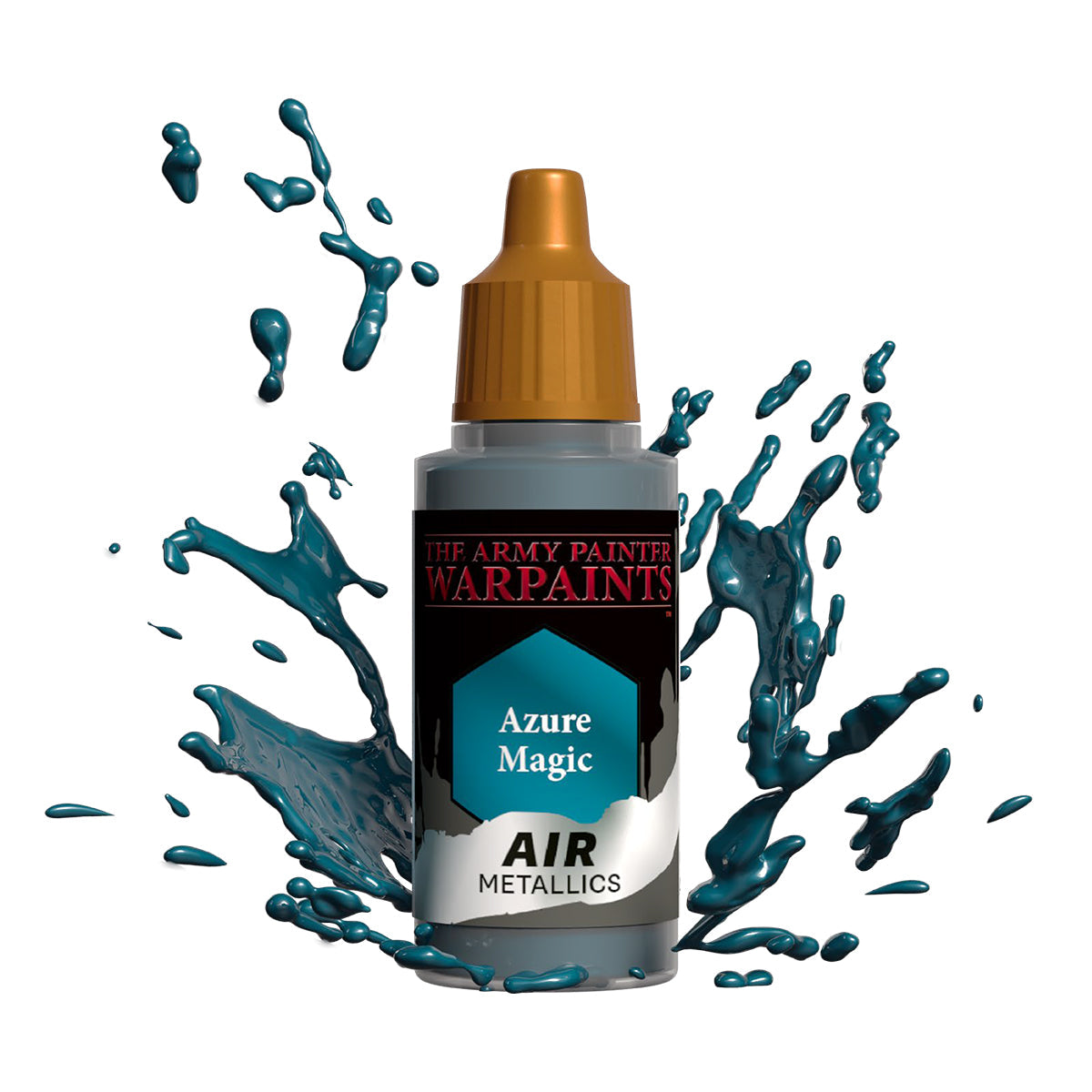 AMYAW1486P 18 ml Warpaints Air Metallics Acrylic Paint - Azure Magic