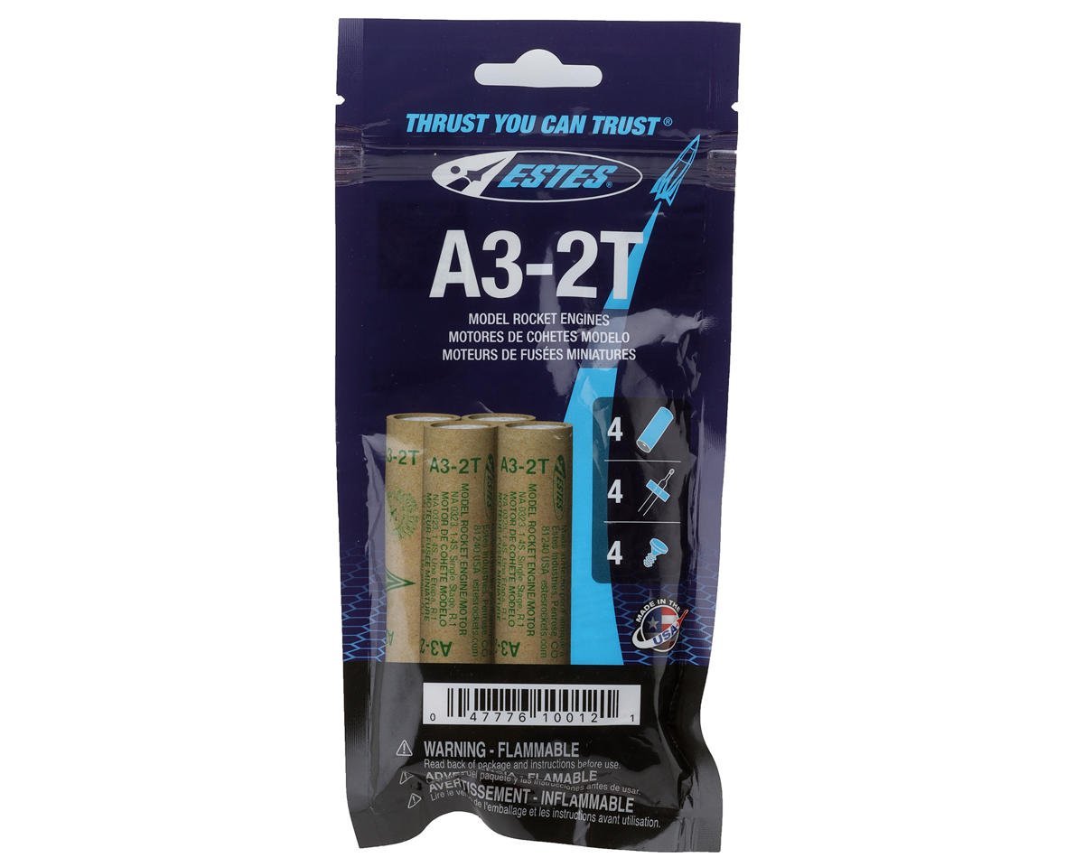 EST10012 A3-2T Bagged Rocket Engines - Pack of 4