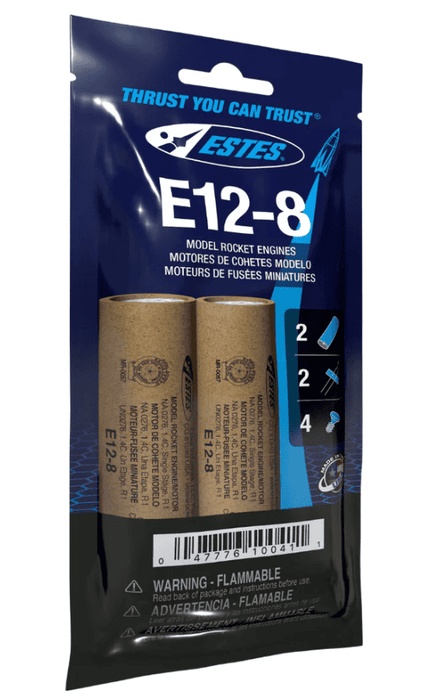 EST10041 24 mm Bagged Rockets E12-8 3 EA Engine