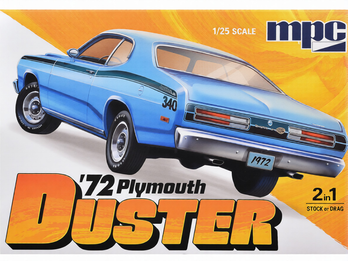 1006 1-25 Scale 1972 Plymouth Duster 2-in-1 Kit Model Car
