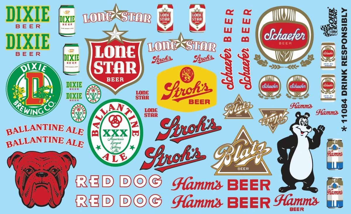 GOF11084 Drink Responsibly Decal