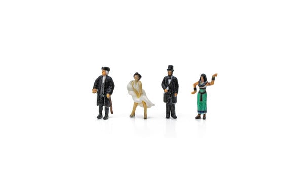 WOO2871 N Scale Historical Model Figures
