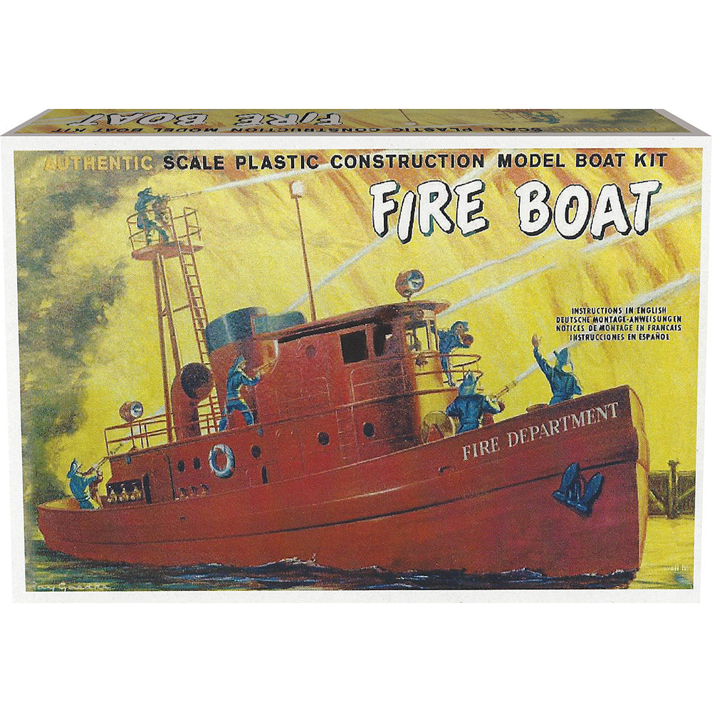 AANL72121 1-160 Scale Harbor Department Fire Boat Model Kit