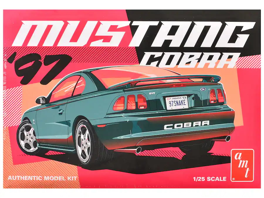 AMT1494 1-25 Scale 1997 Ford Mustang Cobra Model Car Kit