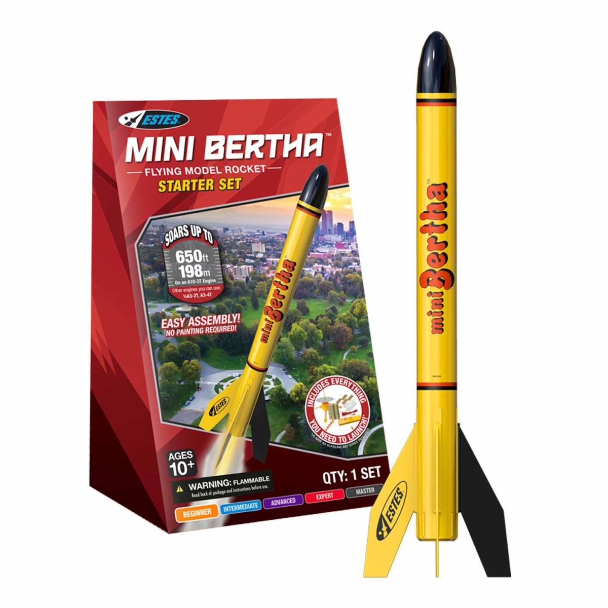 EST5332 Mini Bertha Rocket Starter Model Set